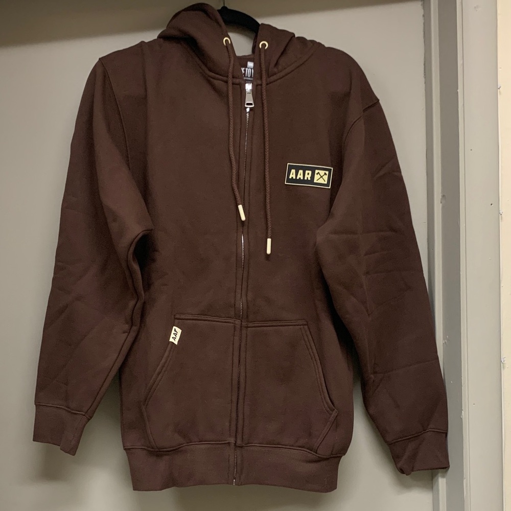 Men's Brown Hoodie Jacket